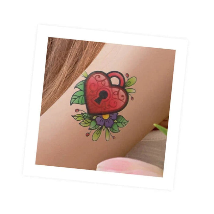 Set de 75 Tatuajes Lavables Coloridos - Buki