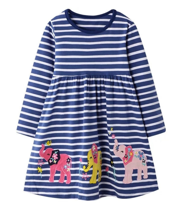 Vestidos manga larga 5-6 años