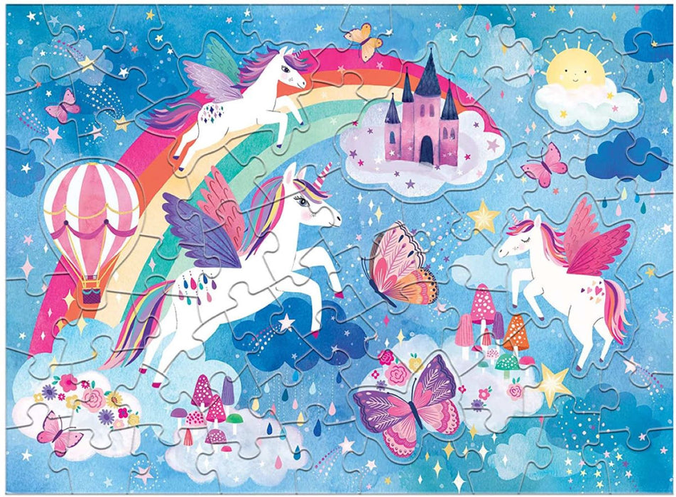 Puzzle 60pcs rascar y oler, sueños de unicornio - Mudpuppy