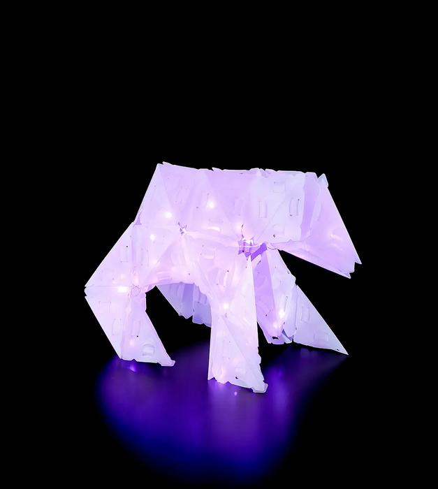 Rompecabezas con iluminación 3D grande, unicornio- CREATTO